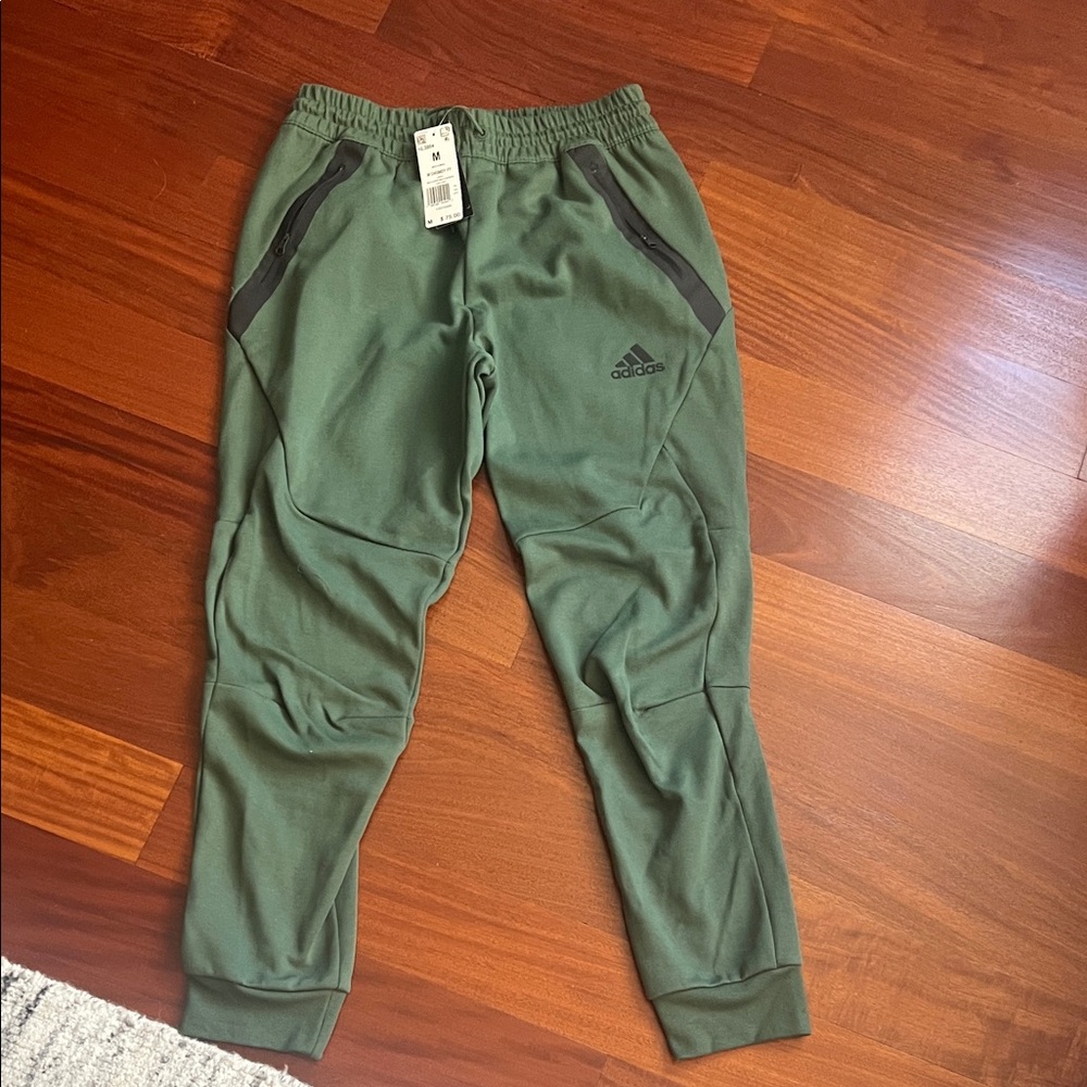Adidas mens Olive Green Joggers